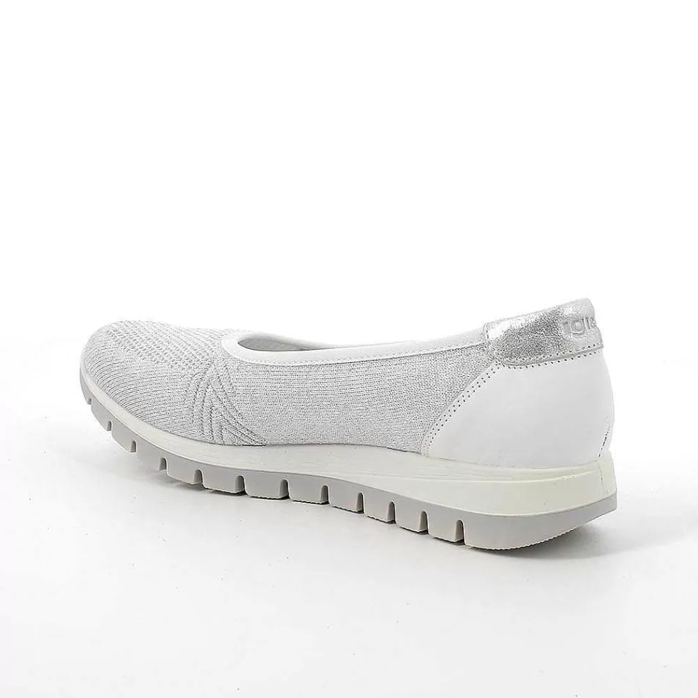 Sneakers | Igi&Co Ballerine Da Donna Bianco-Argento