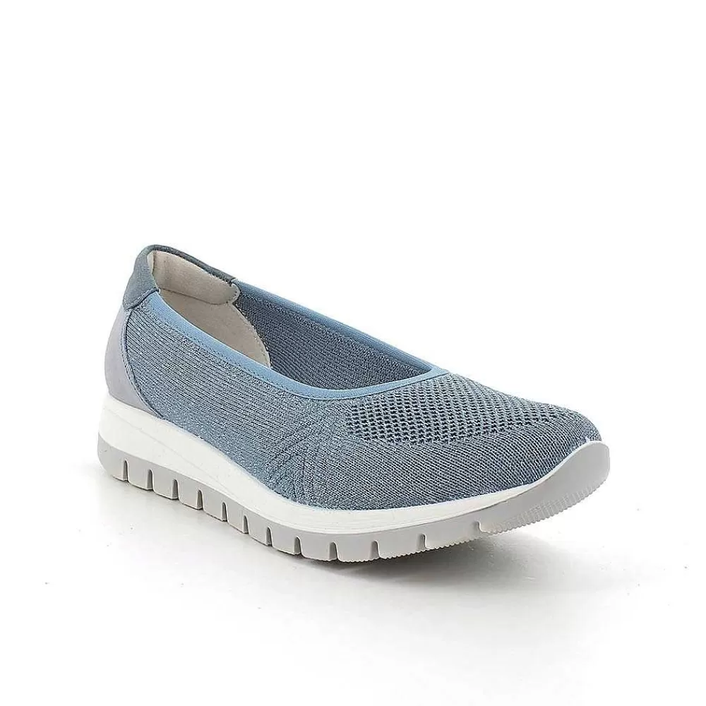 Sneakers | Igi&Co Ballerine Da Donna Celeste-Argento