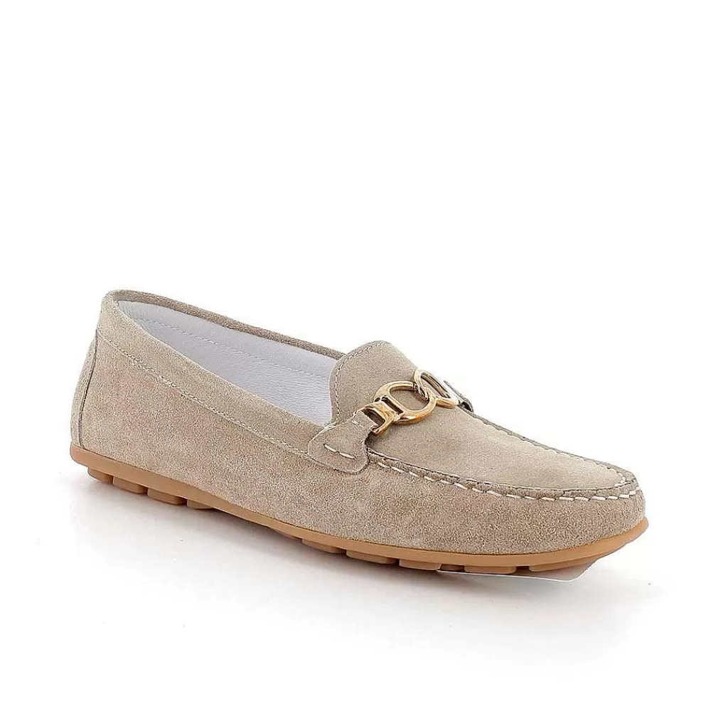 Mocassini E Slip On | Igi&Co Mocassini In Pelle Da Donna Avorio