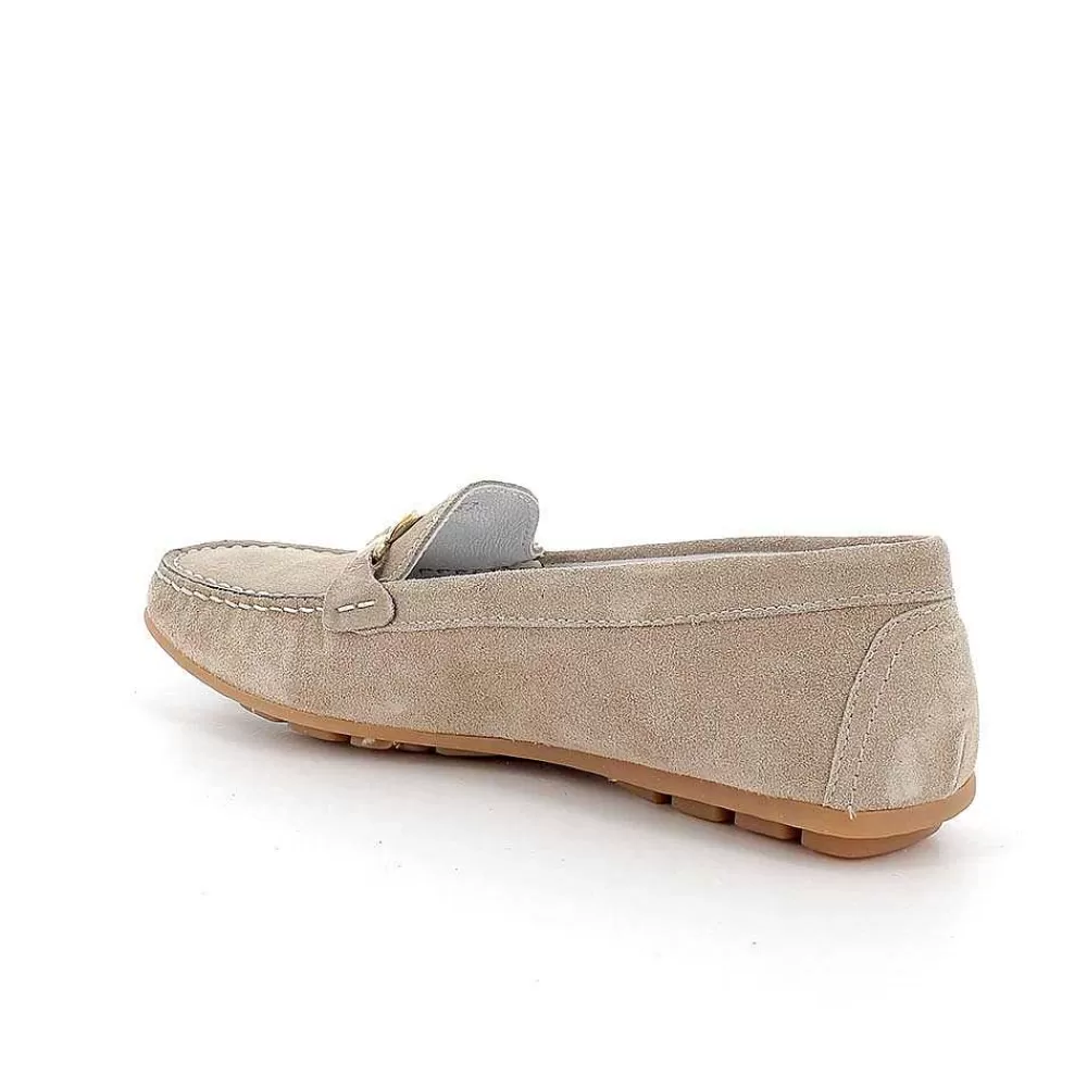 Mocassini E Slip On | Igi&Co Mocassini In Pelle Da Donna Avorio