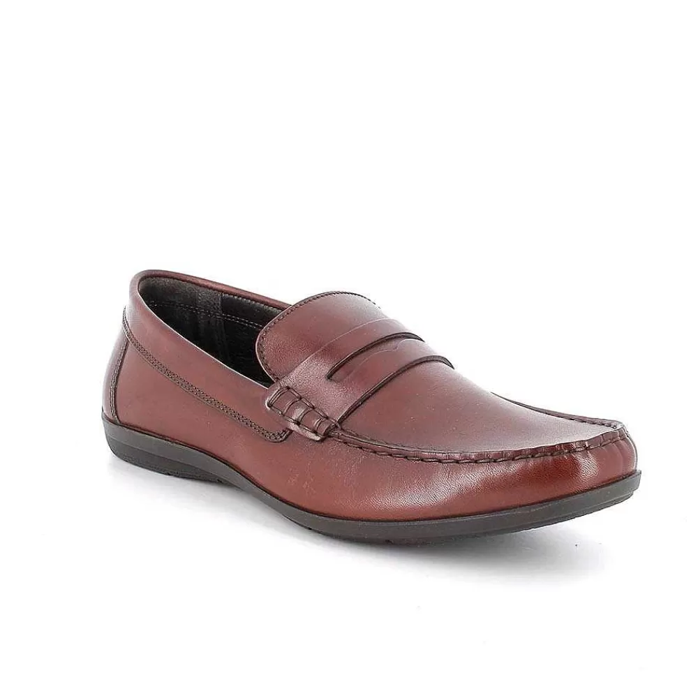 Mocassini E Scarpe Basse | Igi&Co Mocassini In Pelle Da Uomo Cognac