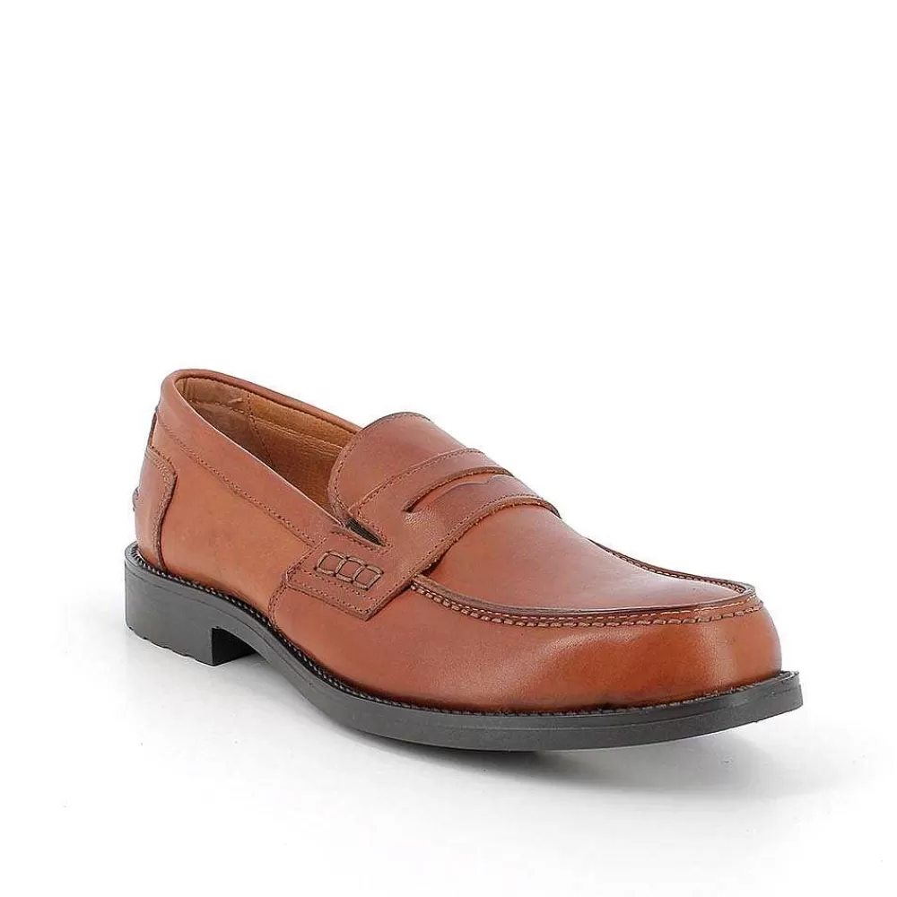 Mocassini E Scarpe Basse | Igi&Co Mocassini In Pelle Da Uomo Cognac