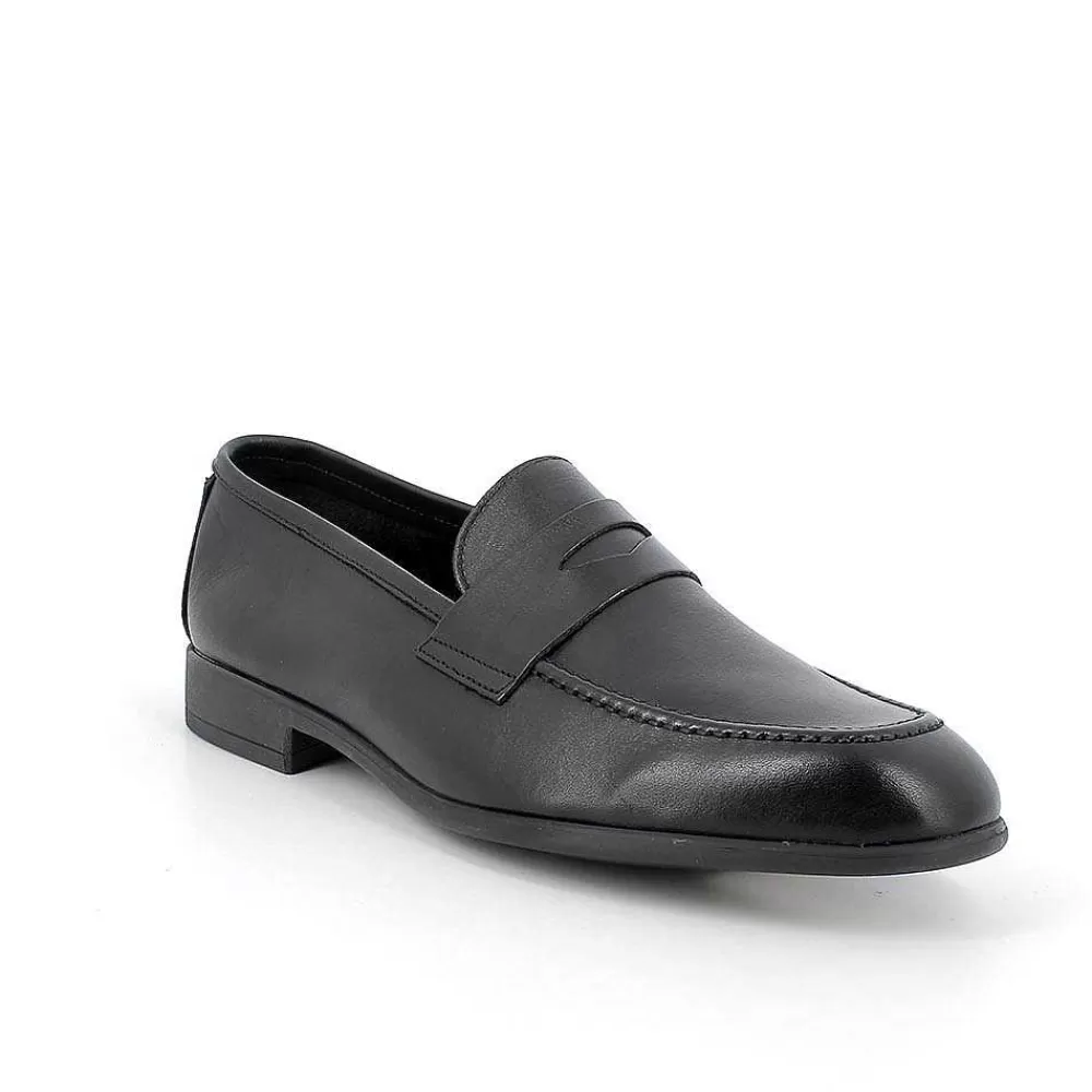 Mocassini E Scarpe Basse | Igi&Co Mocassini In Pelle Da Uomo Nero