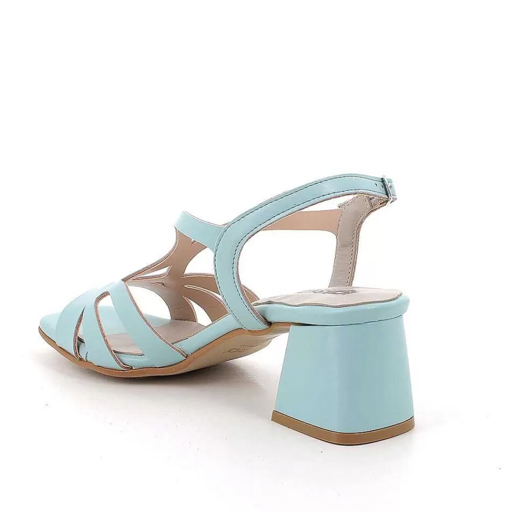 Scarpe Con Tacco | Igi&Co Sandali Con Tacco Da Donna Celeste