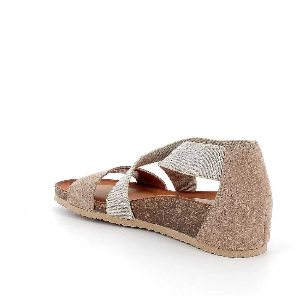 Sandali E Infradito | Igi&Co Sandali In Pelle Da Donna Taupe