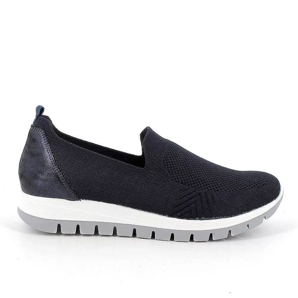 Mocassini E Slip On | Igi&Co Slip On Calzino Da Donna Blu