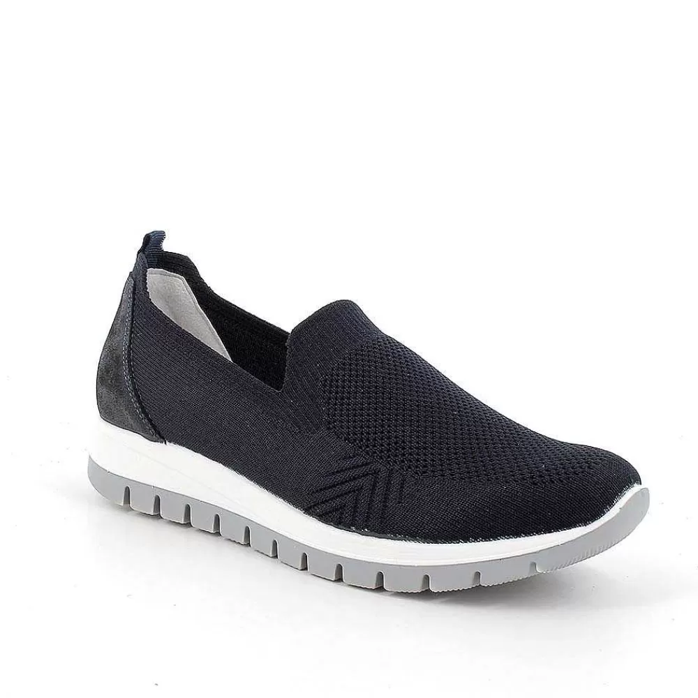 Mocassini E Slip On | Igi&Co Slip On Calzino Da Donna Blu