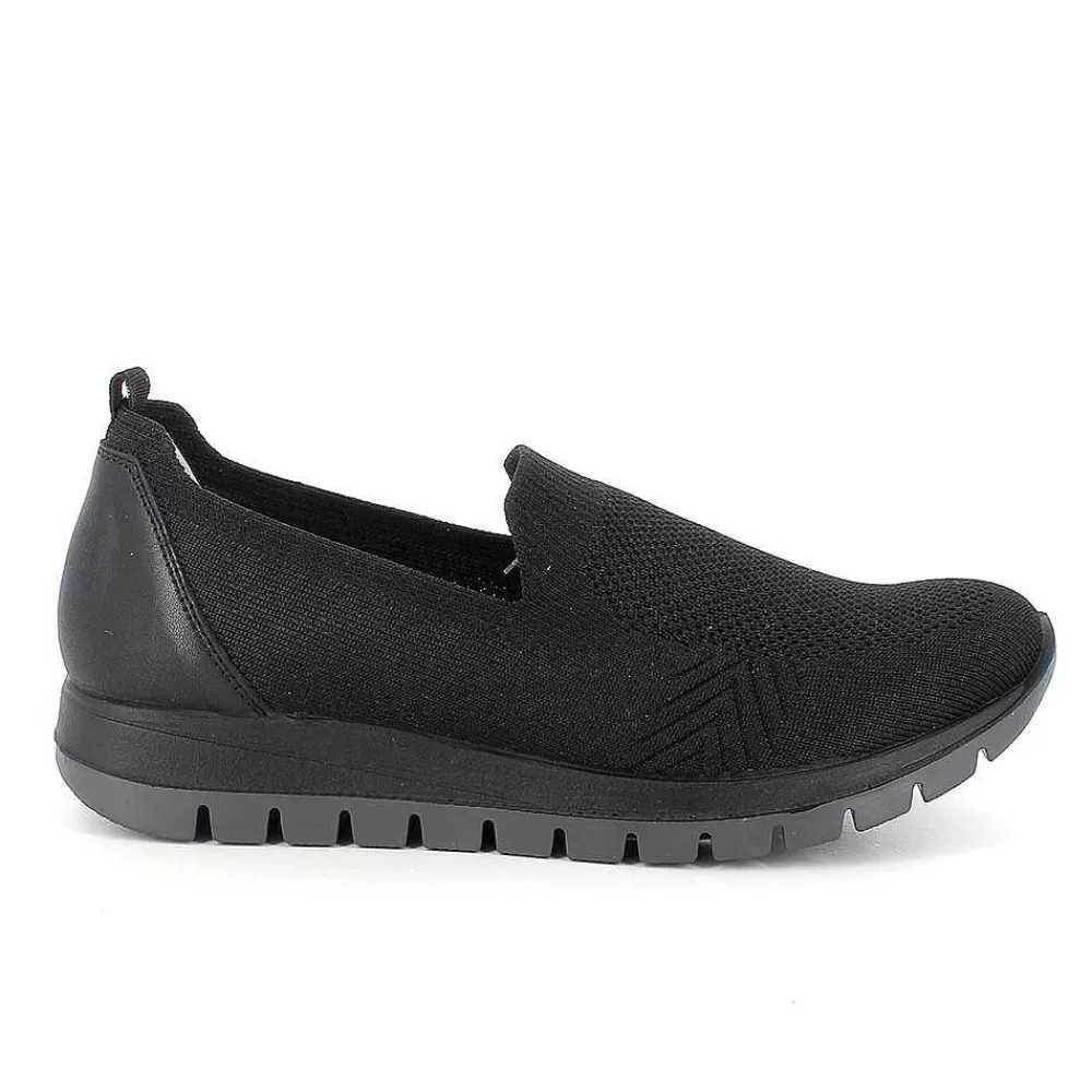 Mocassini E Slip On | Igi&Co Slip On Calzino Da Donna Nero