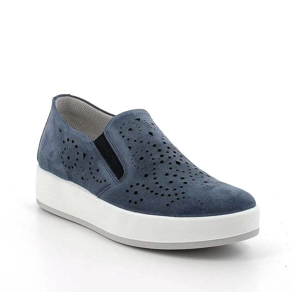 Mocassini E Slip On | Igi&Co Slip On In Pelle Da Donna Jeans