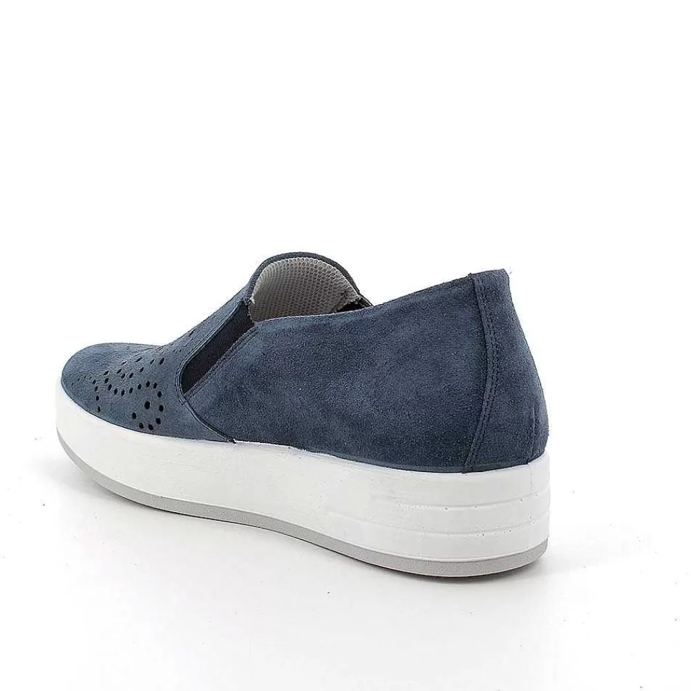 Mocassini E Slip On | Igi&Co Slip On In Pelle Da Donna Jeans