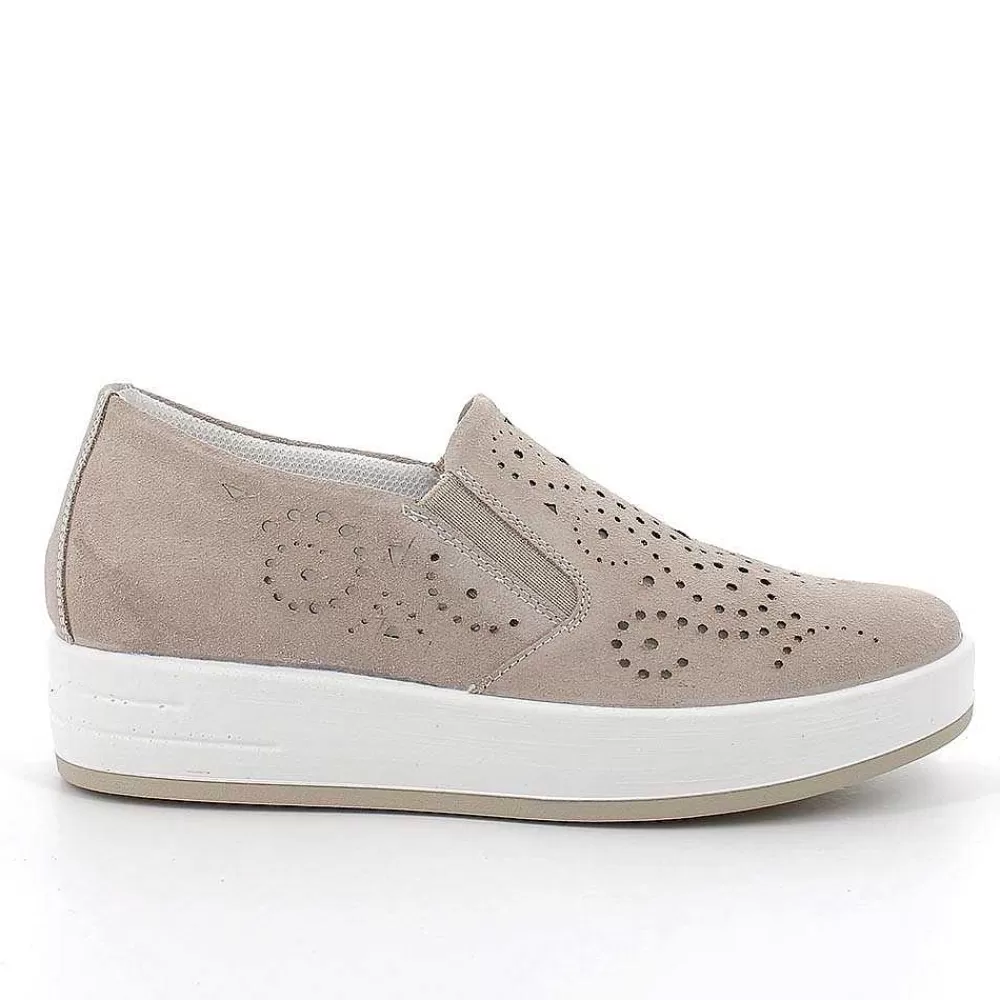 Mocassini E Slip On | Igi&Co Slip On In Pelle Da Donna Visone