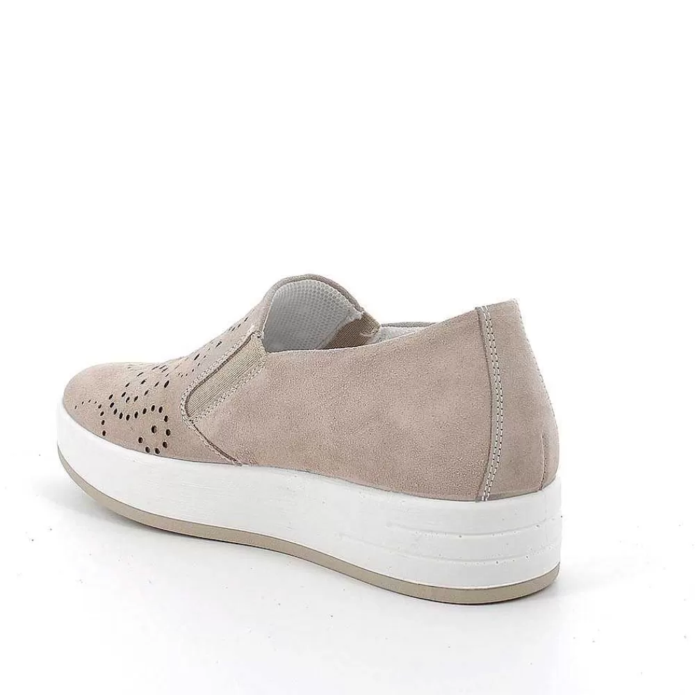 Mocassini E Slip On | Igi&Co Slip On In Pelle Da Donna Visone