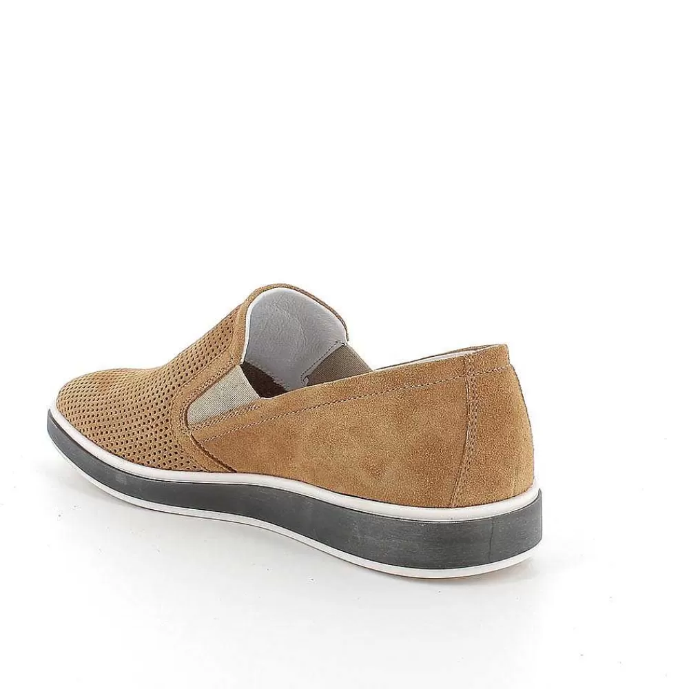 Mocassini E Scarpe Basse | Igi&Co Slip On In Pelle Da Uomo Cuoio