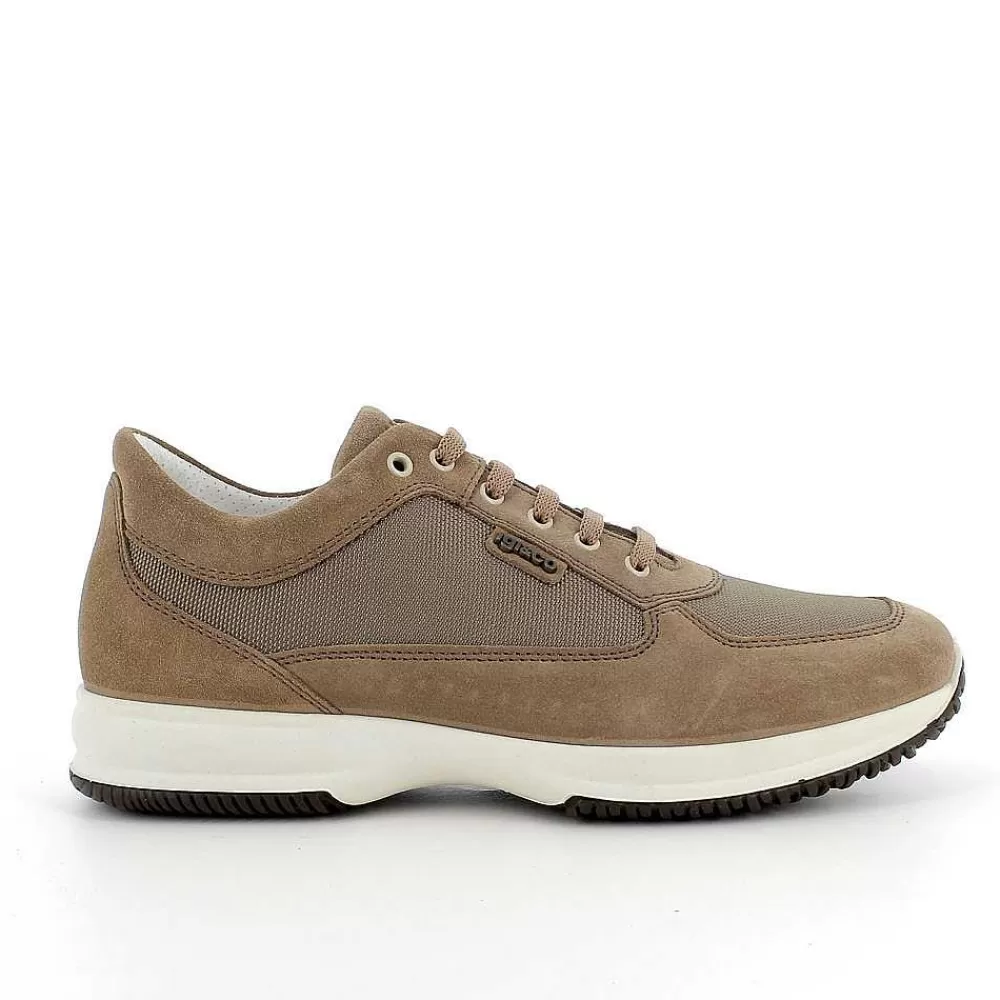 Sneakers | Igi&Co Sneaker Da Uomo Marrone Chiaro