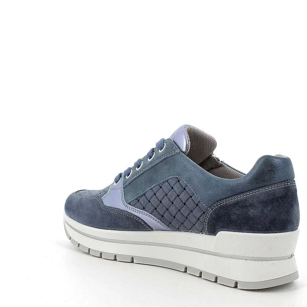 Sneakers | Igi&Co Sneaker In Pelle Da Donna Jeans