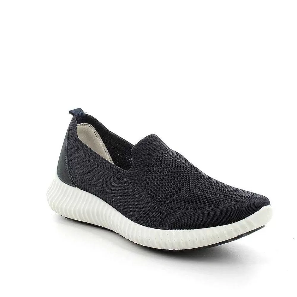 Mocassini E Slip On | Igi&Co Sneakers Calzino Da Donna Blu