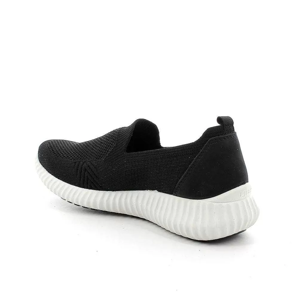 Mocassini E Slip On | Igi&Co Sneakers Calzino Da Donna Nero