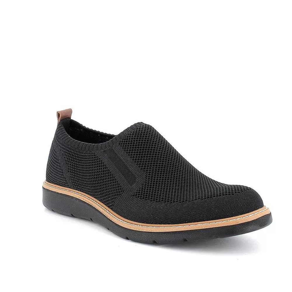 Mocassini E Scarpe Basse | Igi&Co Sneakers Calzino Da Uomo Nero