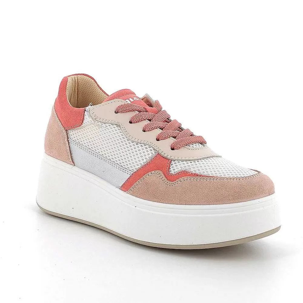 Zeppe | Igi&Co Sneakers Con Zeppa Da Donna Skin