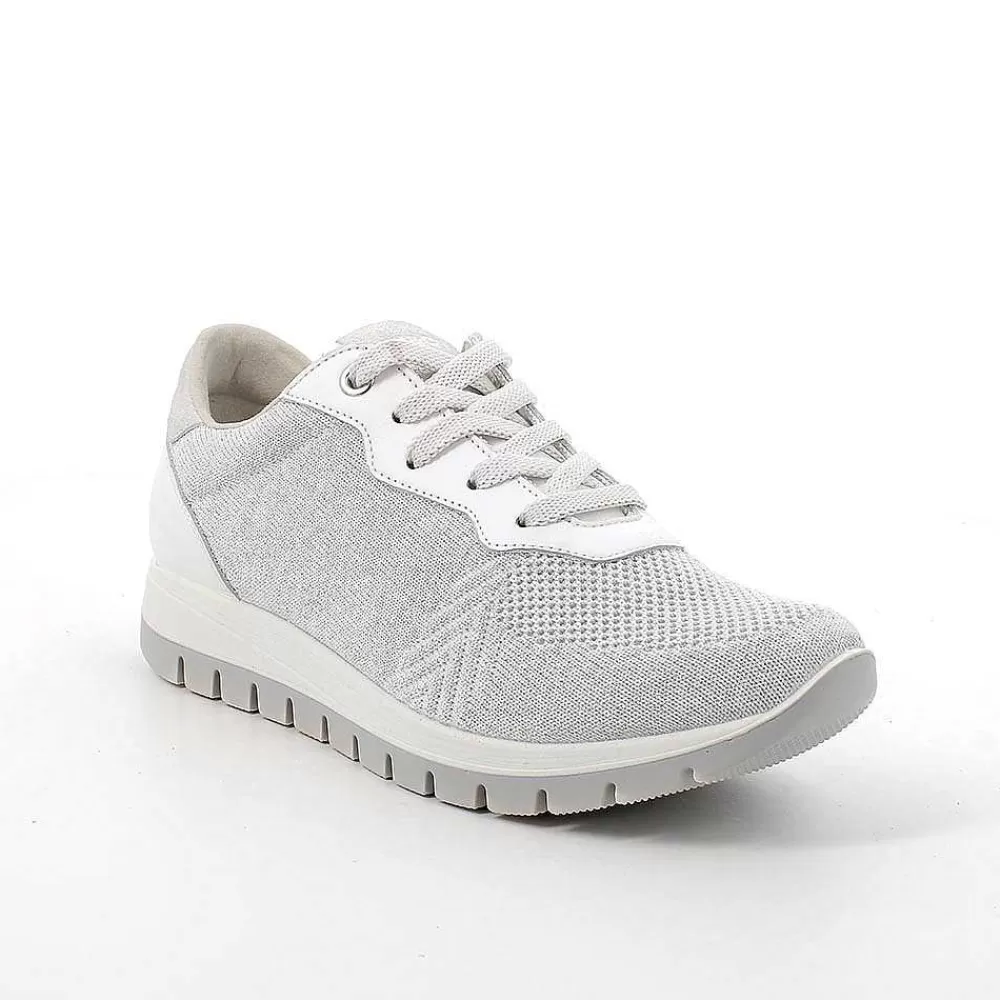 Sneakers | Igi&Co Sneakers Da Donna Bianco-Argento