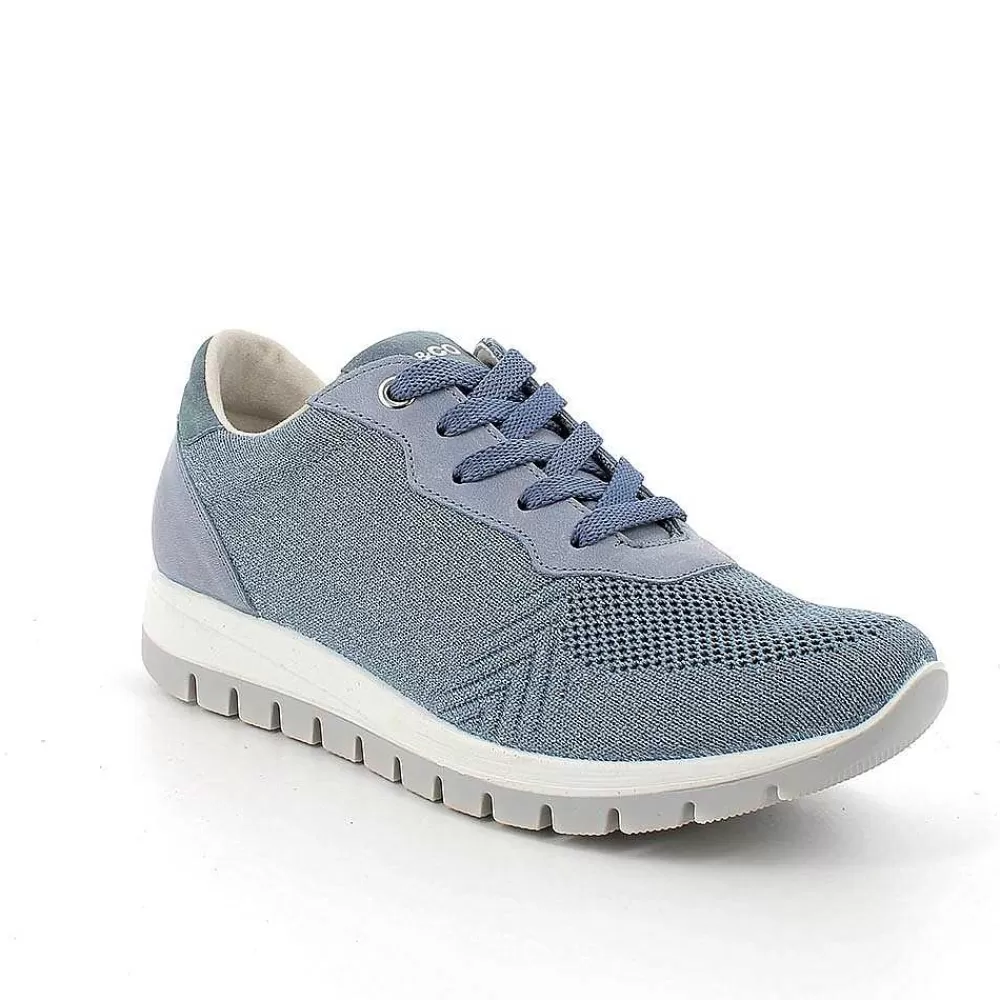 Sneakers | Igi&Co Sneakers Da Donna Celeste-Argento