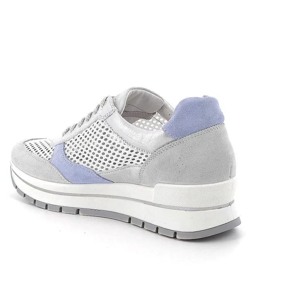 Sneakers | Igi&Co Sneakers Da Donna Cristal-Bianco-Argento