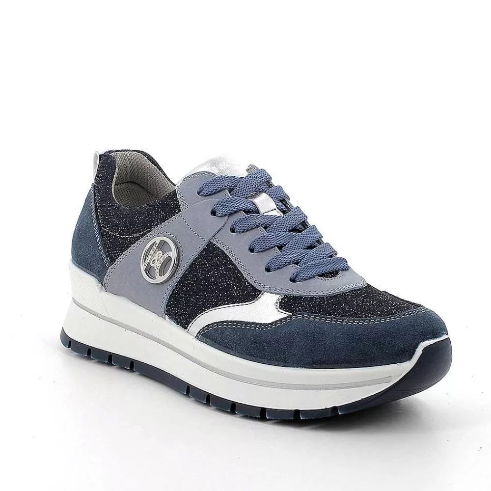 Sneakers | Igi&Co Sneakers Da Donna Jeans-Blu