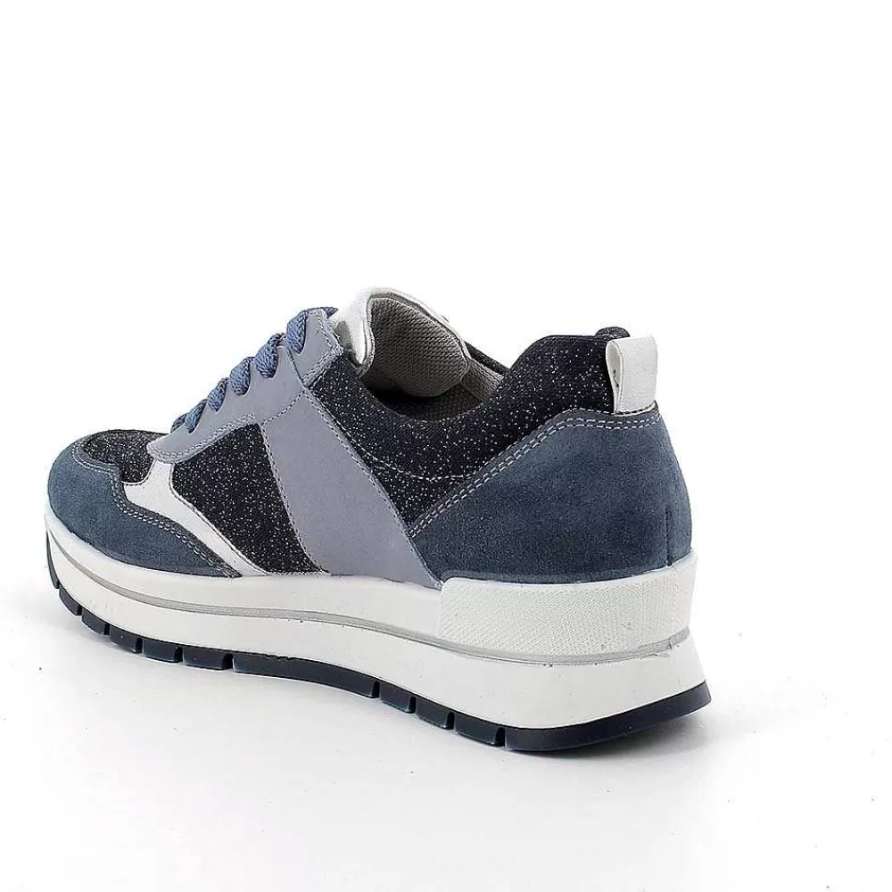 Sneakers | Igi&Co Sneakers Da Donna Jeans-Blu