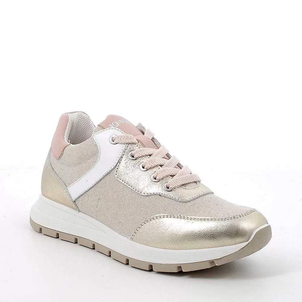 Sneakers | Igi&Co Sneakers Da Donna Platino