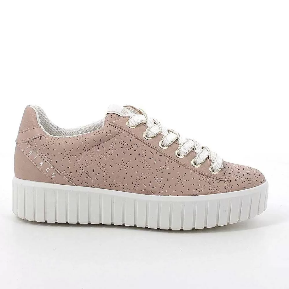 Scarpe Ecosostenibili | Igi&Co Sneakers Da Donna Polvere