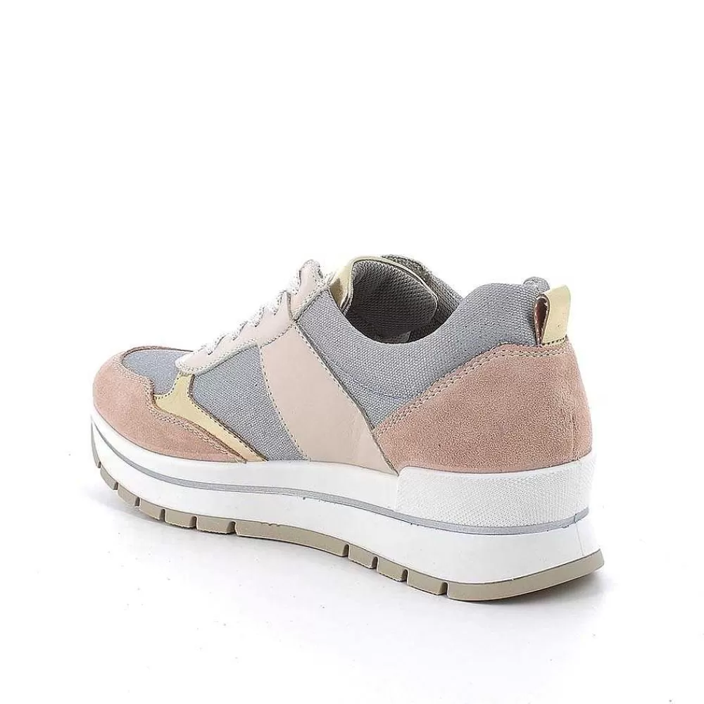 Sneakers | Igi&Co Sneakers Da Donna Skin-Panna-Grigio