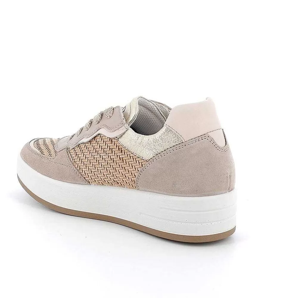 Sneakers | Igi&Co Sneakers Da Donna Visone-Beige