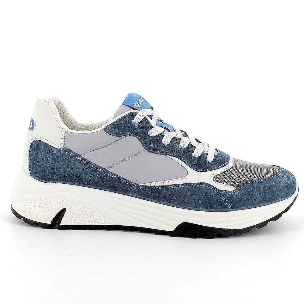 Sneakers | Igi&Co Sneakers Da Uomo Azzurro