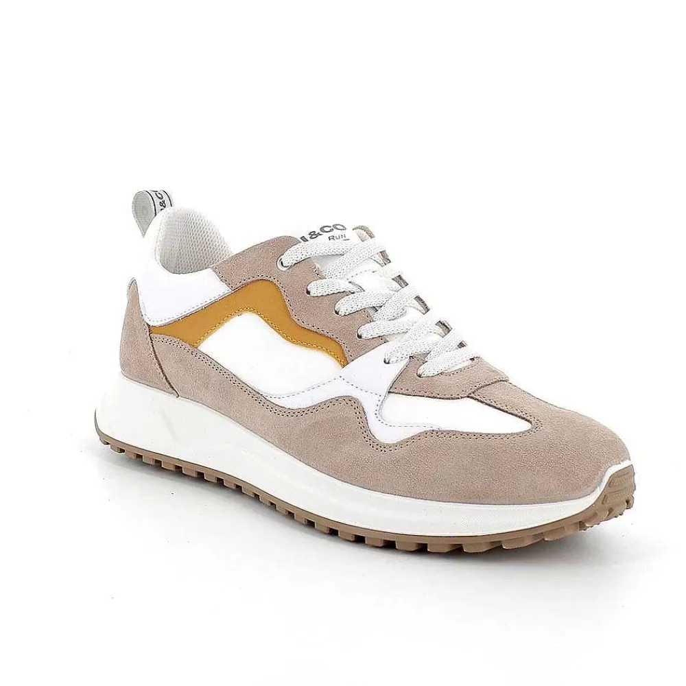 Sneakers | Igi&Co Sneakers Da Uomo Beige Scuro