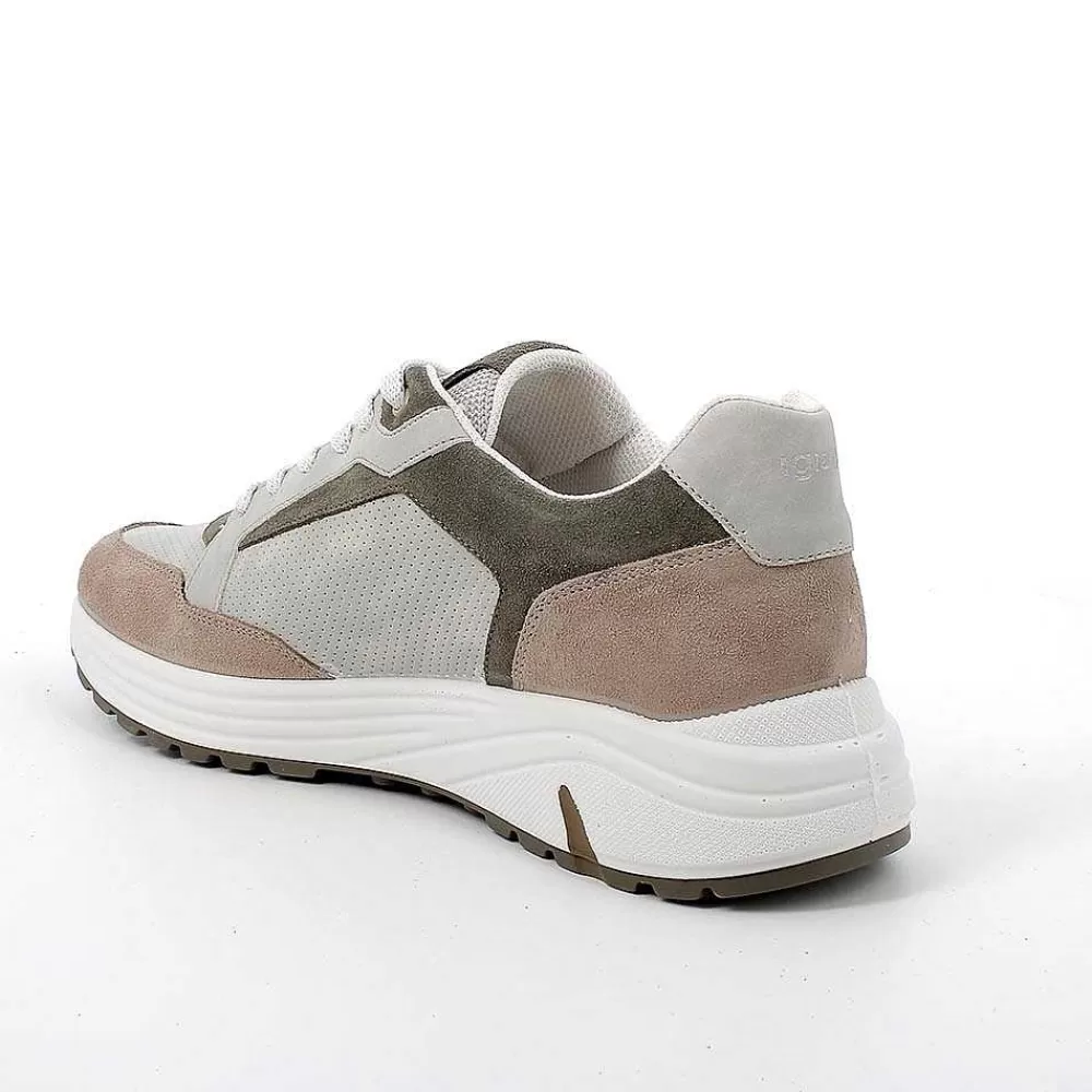 Sneakers | Igi&Co Sneakers Da Uomo Beige Scuro