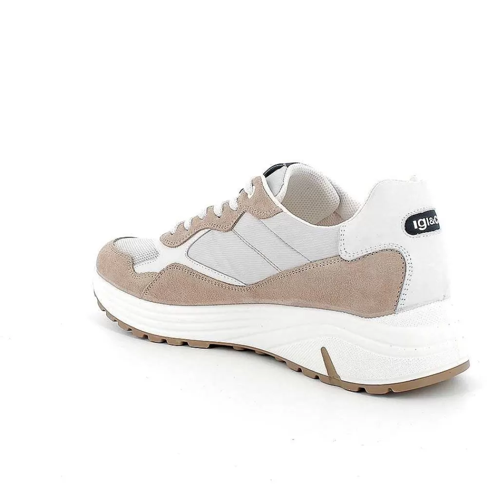 Sneakers | Igi&Co Sneakers Da Uomo Beige Scuro