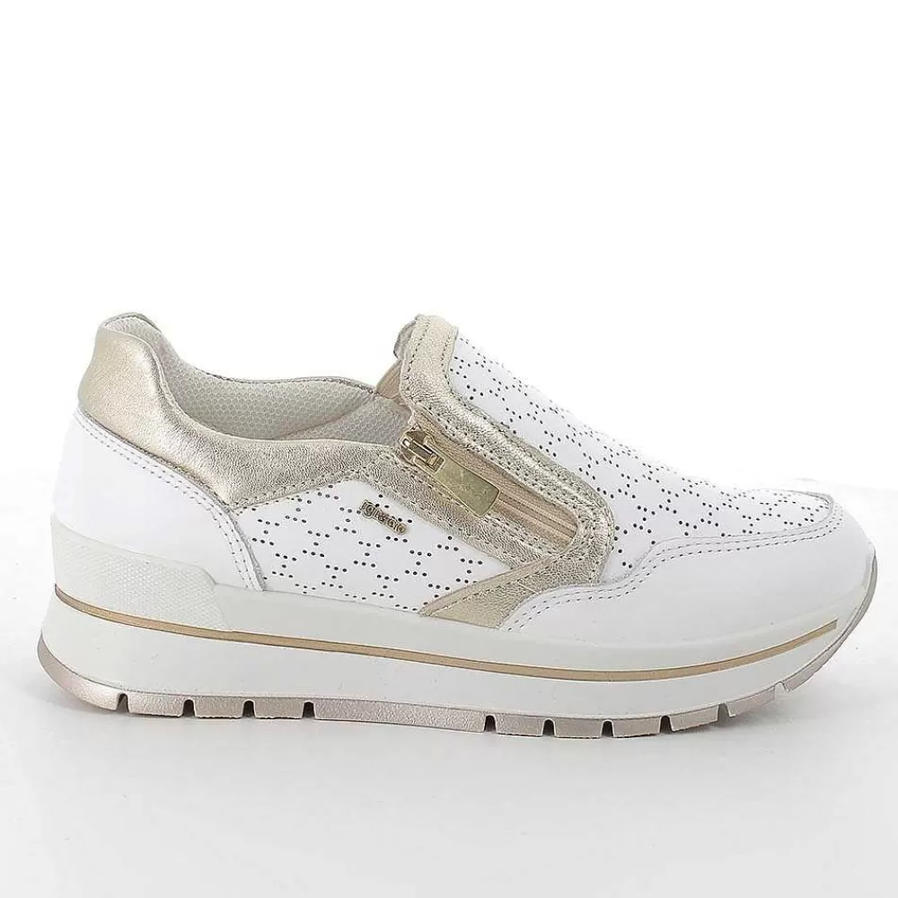 Sneakers | Igi&Co Sneakers In Pelle Da Donna Bianco