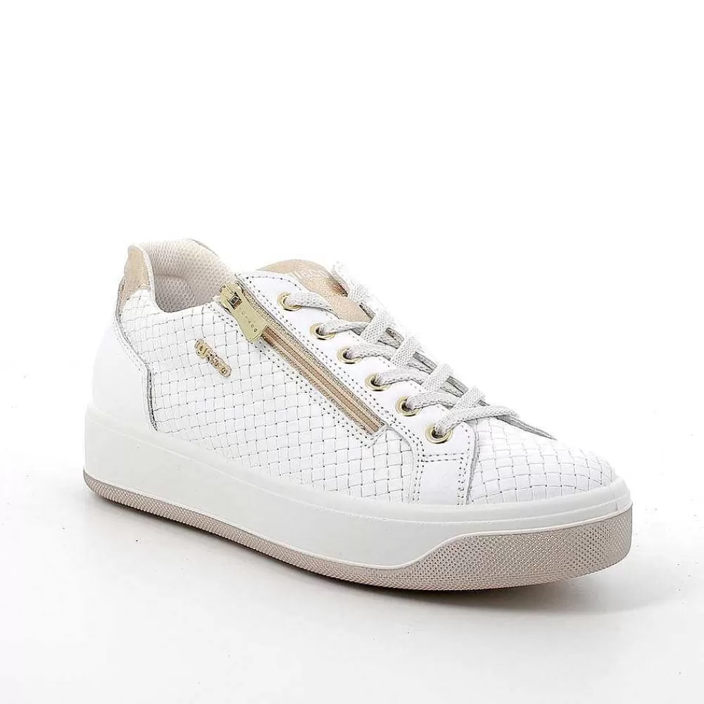 Sneakers | Igi&Co Sneakers In Pelle Da Donna Bianco