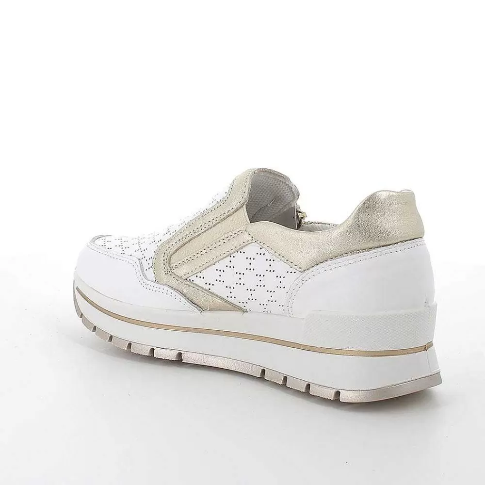 Sneakers | Igi&Co Sneakers In Pelle Da Donna Bianco