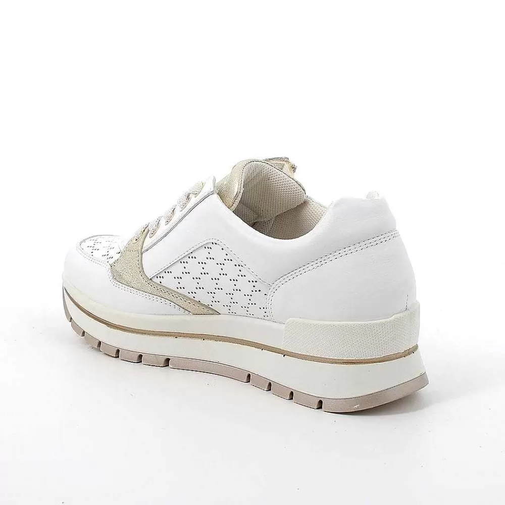 Sneakers | Igi&Co Sneakers In Pelle Da Donna Bianco