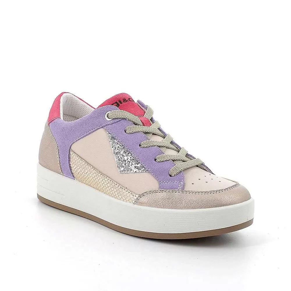 Sneakers | Igi&Co Sneakers In Pelle Da Donna Champagne-Beige