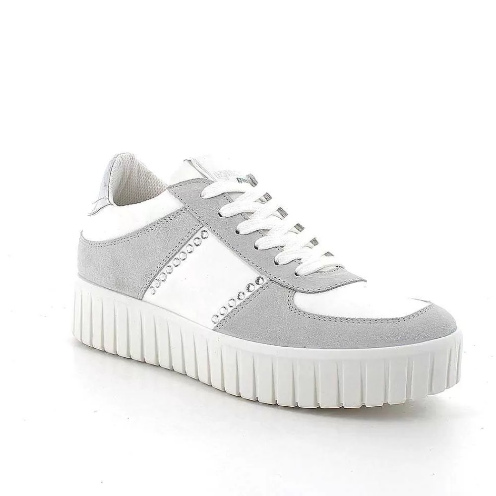 Scarpe Ecosostenibili | Igi&Co Sneakers In Pelle Da Donna Cristal-Bianco