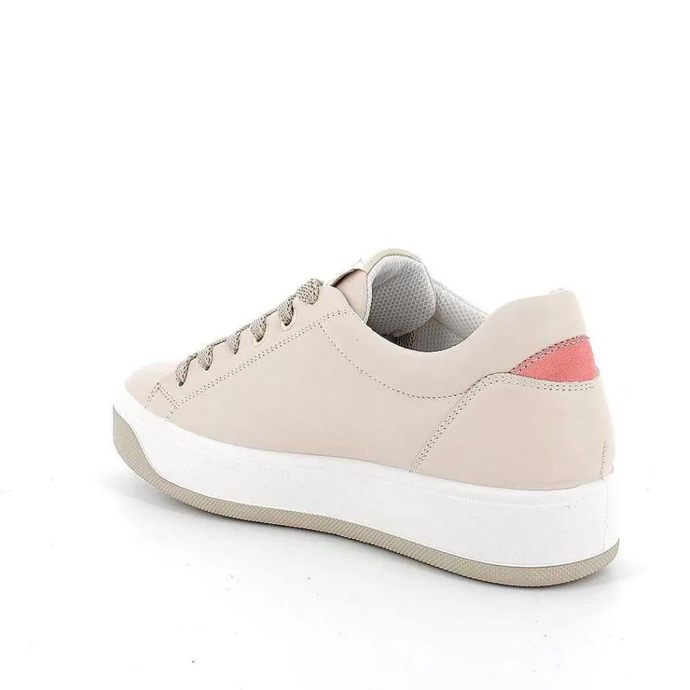 Sneakers | Igi&Co Sneakers In Pelle Da Donna Ecru