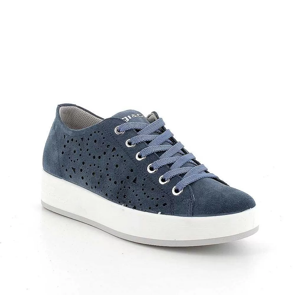 Sneakers | Igi&Co Sneakers In Pelle Da Donna Jeans