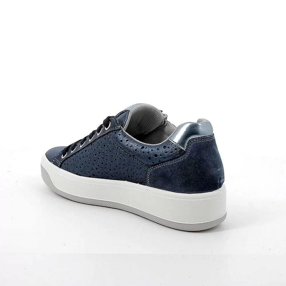 Sneakers | Igi&Co Sneakers In Pelle Da Donna Jeans