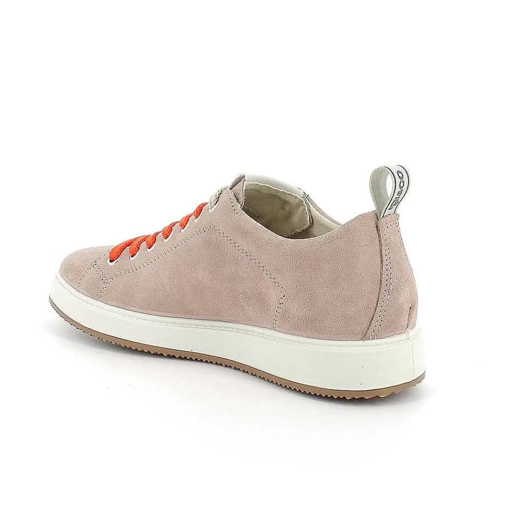 Sneakers | Igi&Co Sneakers In Pelle Da Uomo Beige Scuro