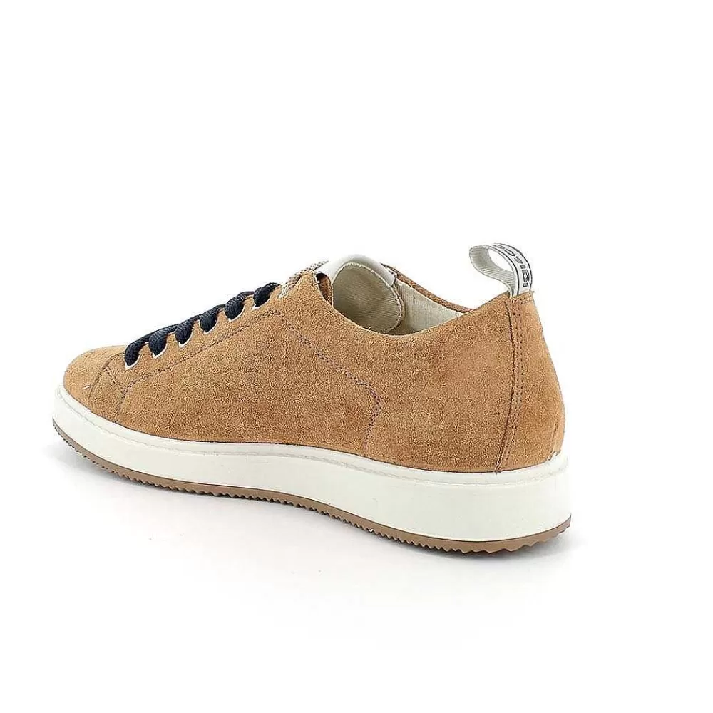 Sneakers | Igi&Co Sneakers In Pelle Da Uomo Cuoio