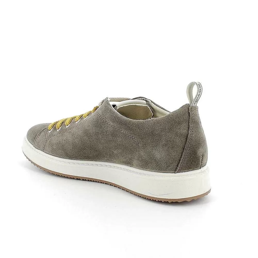 Sneakers | Igi&Co Sneakers In Pelle Da Uomo Verde Militare