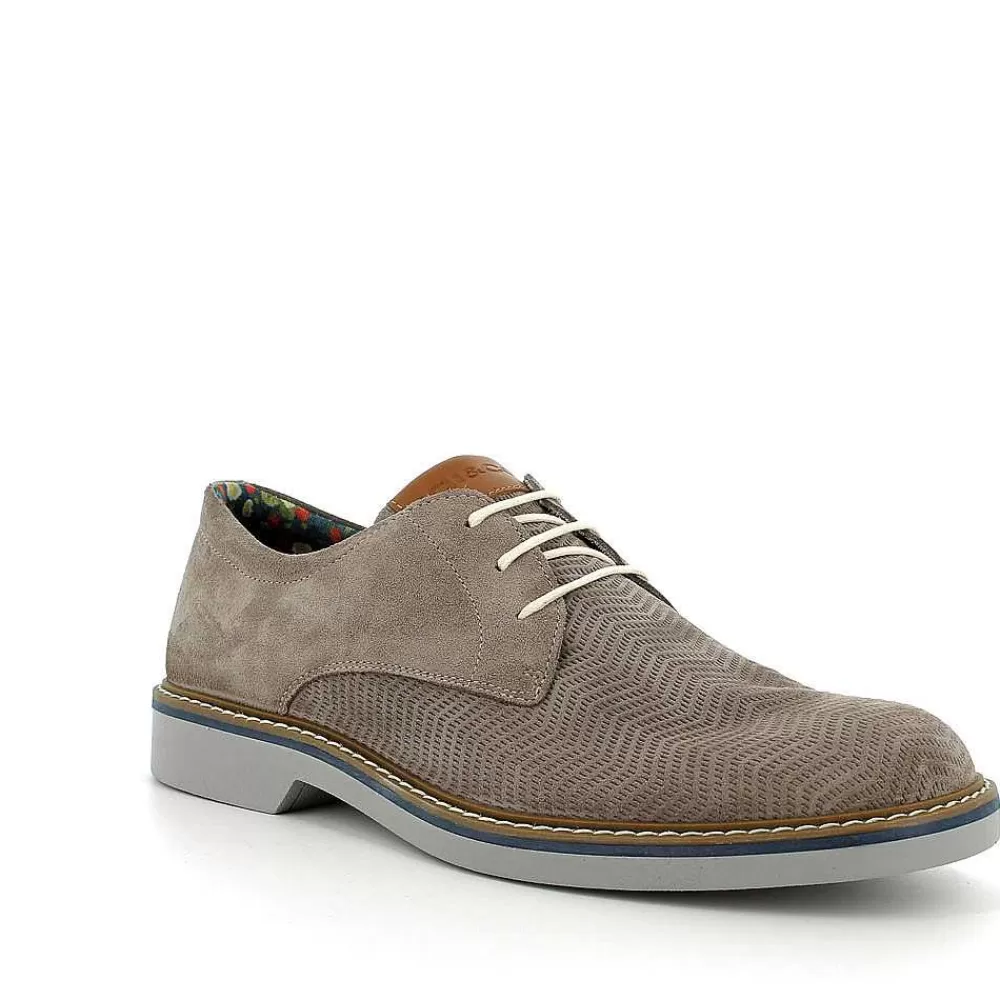 Stringate | Igi&Co Stringata In Pelle Da Uomo Beige Scuro