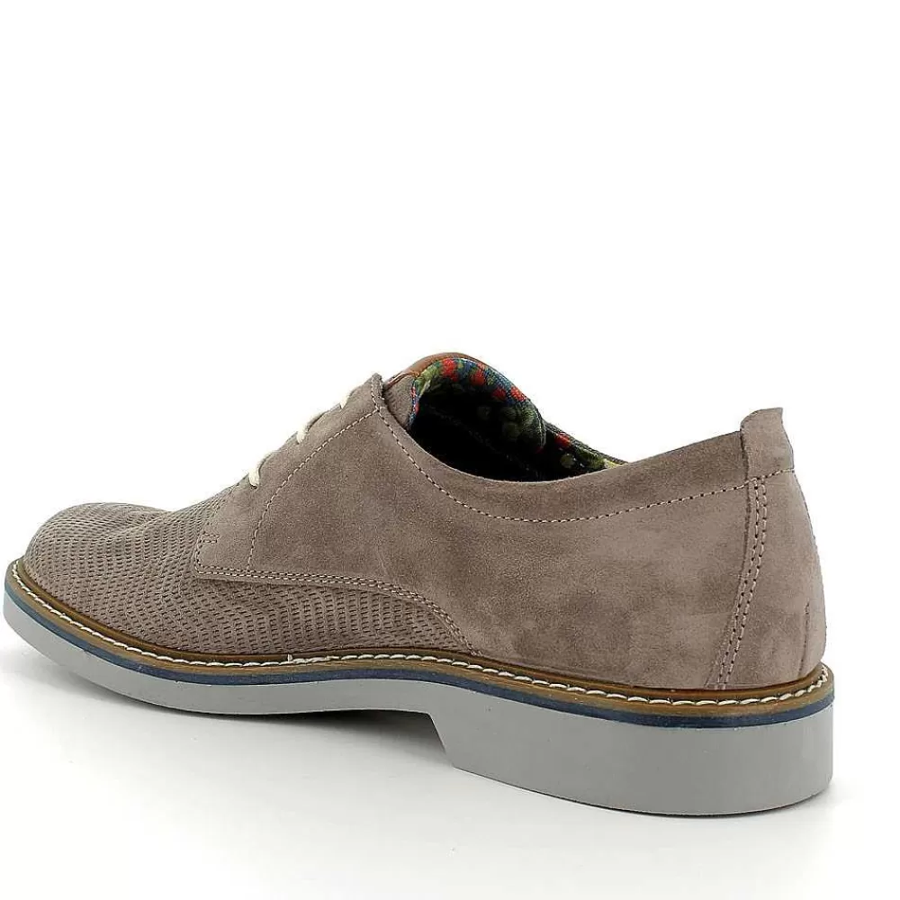 Stringate | Igi&Co Stringata In Pelle Da Uomo Beige Scuro